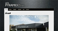 Desktop Screenshot of lespyramides-restaurant.fr